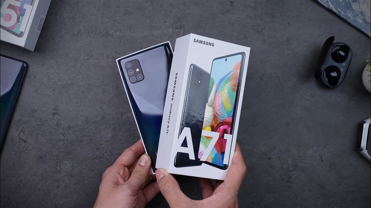 Unboxing Samsung Galaxy A71