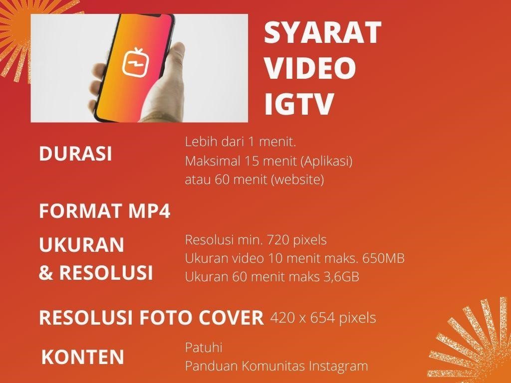 Persyaratan Video Untuk Upload ke IGTV