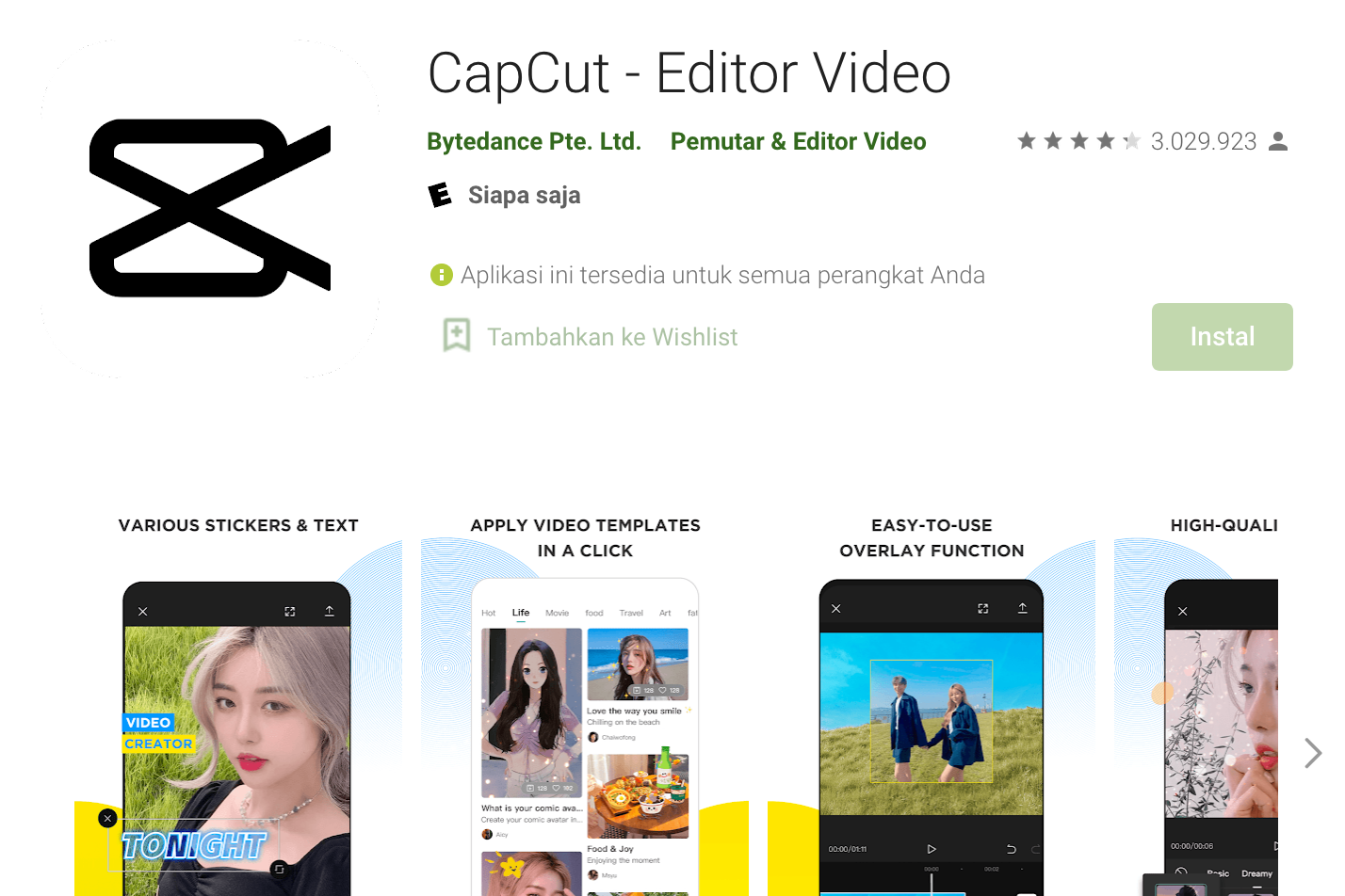 Ubah Video Ke Audio Menggunakan Aplikasi CapCut - Editor Video