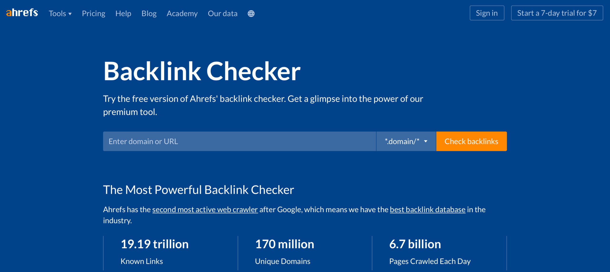 Cek Backlink Website